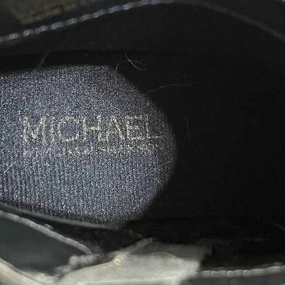 Michael Shannon Suede Bootie Black 7.5 Size Zip Ankle Leather Upper - Picture 8 of 10